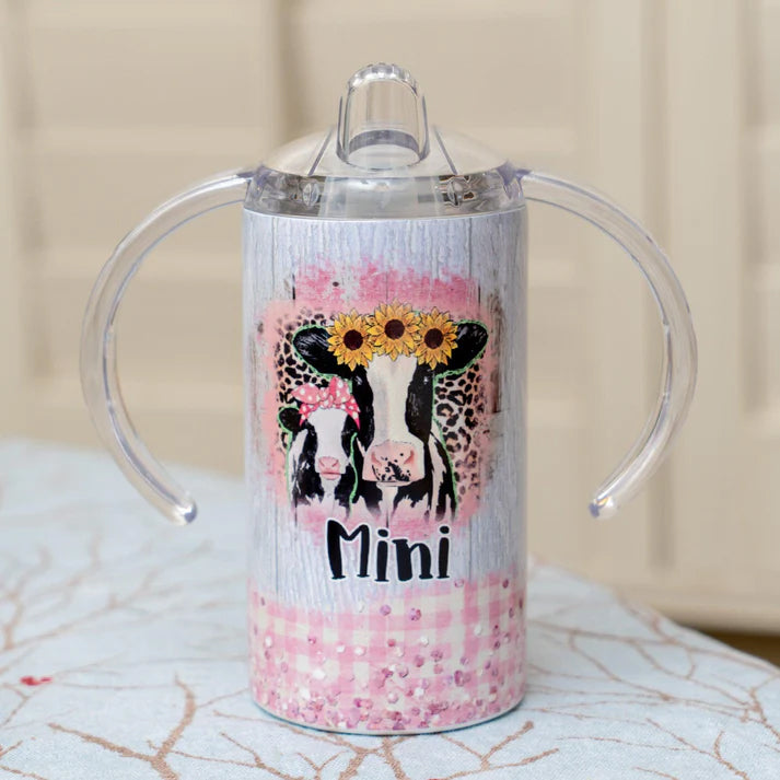Cow Sippy 12oz Duozie Tumbler